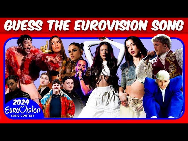 Guess the Song Eurovision Song Contest 2024  Music Quiz