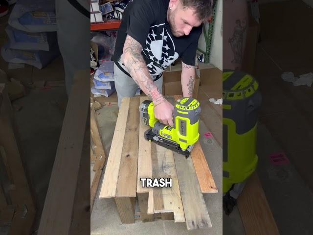 Anyone want a pair of nightstands made from trash ?  #diy #nighstands #pallet #upcycle #girlfriend