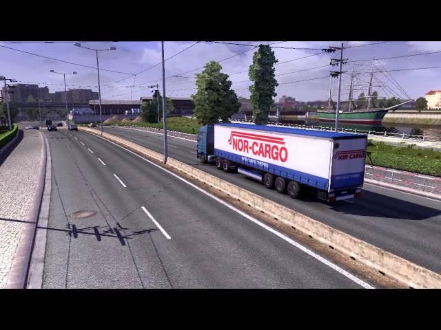 ETS2 mod: NOR CARGO Scania trailer