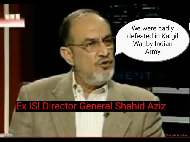 Kargil War Truth by Pakistani ISI Ex DG -  Pakistan Badly Lost With Indian Army In Kargil War