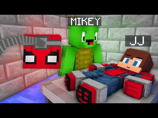 Mikey Unmasked the Spider-Man - it Turned Out to be JJ - Maizen Minecraft Animation