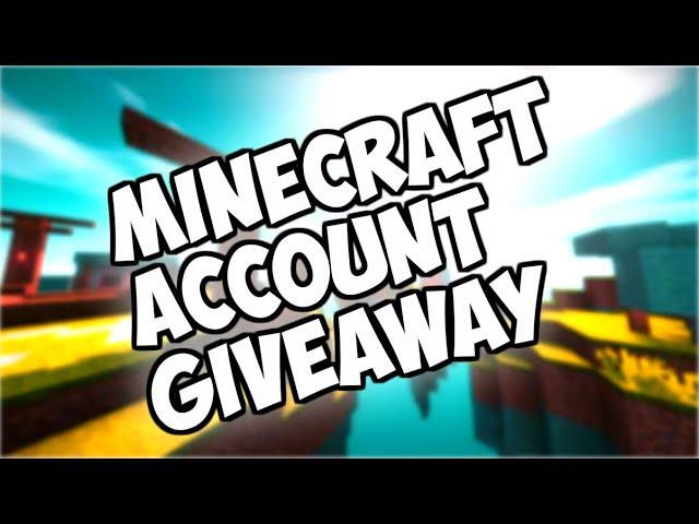 Minecraft Account Giveaway! (Full Access) [Previous Winner Announced]