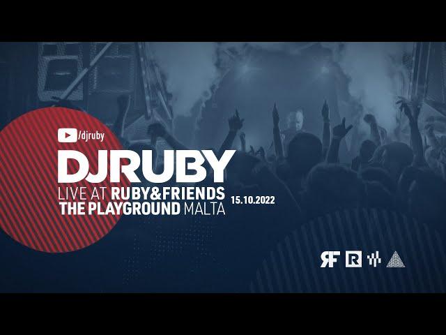 DJ Ruby Live Video Set at Ruby&friends, The Playground Malta 15.10.22
