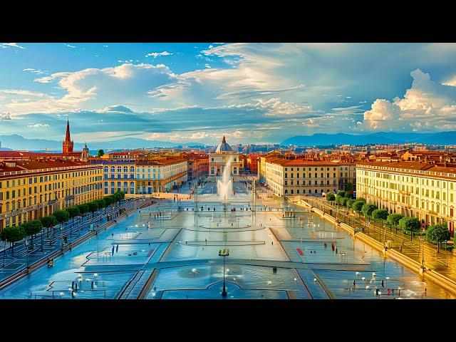 TURIN, ITALY - THE MOST BEAUTIFUL CITY IN ITALY - THE MOST BEAUTIFUL PLACES IN THE WORLD 4K HDR