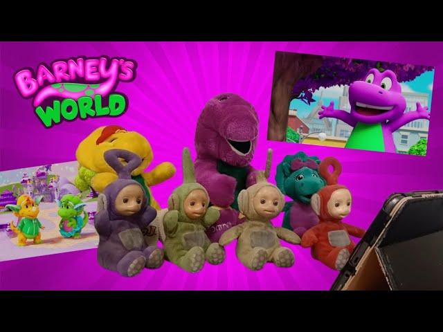 The Dinos and Tubbies React to Barney's World