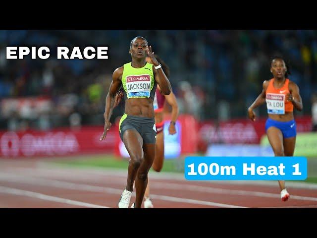 Shericka Jackson Wins 100m Heat 1 || 2022 World Championship Oregon...