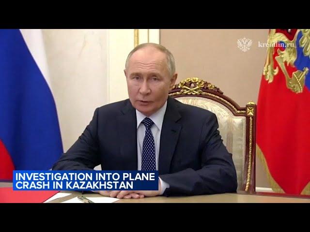 Vladimir Putin apologizes to Azerbaijani leader for 'tragic incident' involving crashed airplane