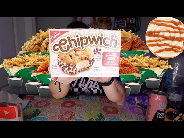 Wingstop, Crumbl Cookies, Jar Joy Desserts & MORE Asmr Mukbang Cheat Day! 