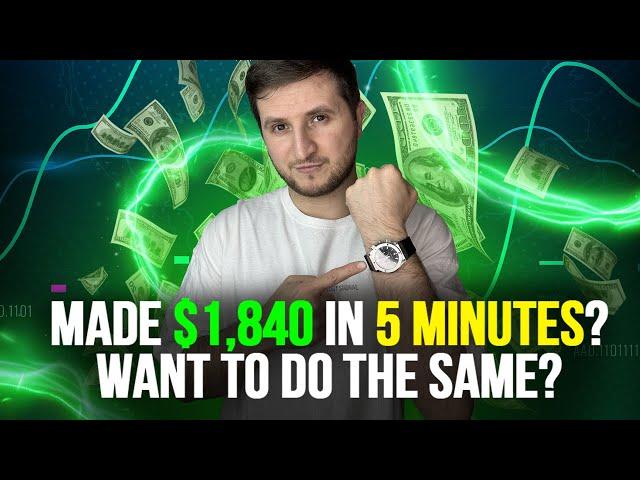 Binary Options | I was able to make $1840 in 5 minutes using AI SIGNALS ?