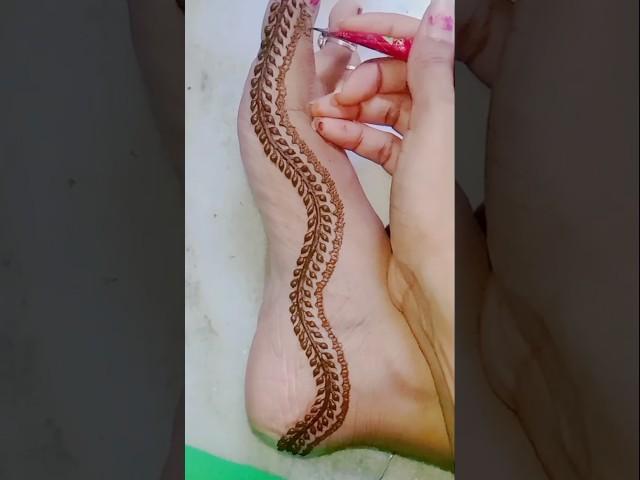 Viral Feet Mehndi Design#trending #mehndi #shortsfeed #youtubeshorts #shorts #viralshorts #ytshorts