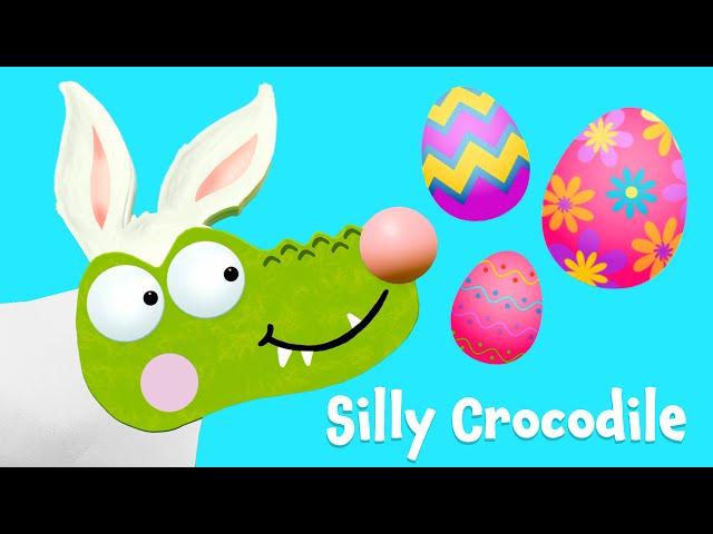 Easter Bunny | Silly Crocodile | Animation For Kids