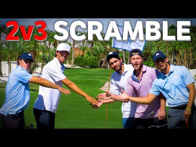 2v3 Scramble in Vegas | Tig & Grant VS Steve Matt & Bubbie