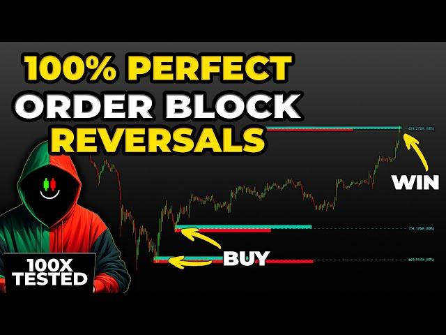 LuxAlgo BEST Order Block Indicator Predicts 100% Perfect Reversals (100x Tested)