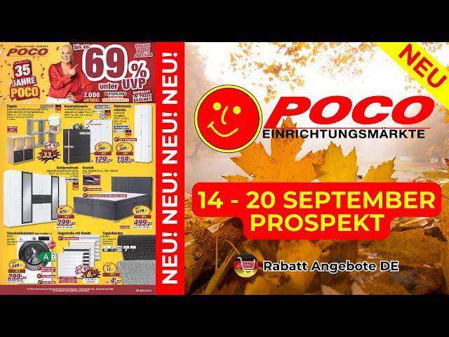 POCO Neuer Werbung Wochenprospekt | 14 September - 20 September Prospekt | Rabatt Angebote DE