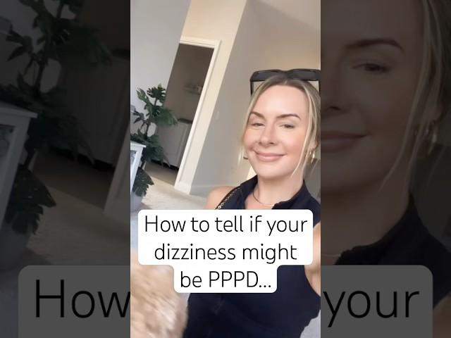 How to tell if your dizziness might be PPPD… #dizzy #dizziness #vestibular #vertigo