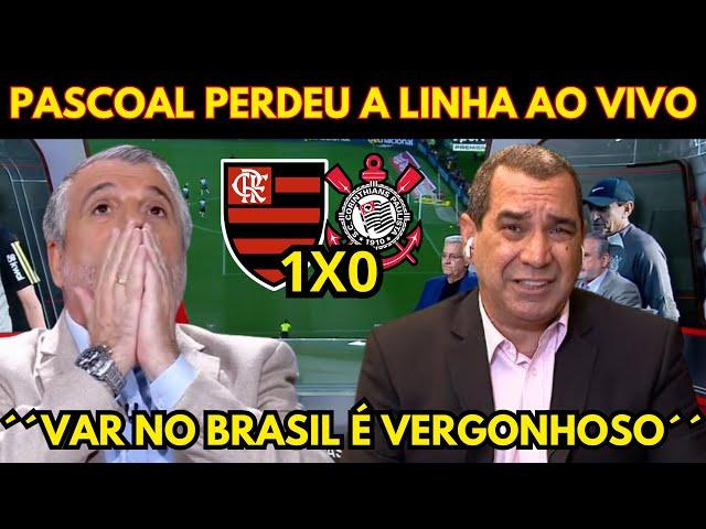 PASCOAL PERDEU A LINHA AO VIVO!´´ESSE VAR É UMA VERGONHA´´! NOTICIAS DO FLAMENGO