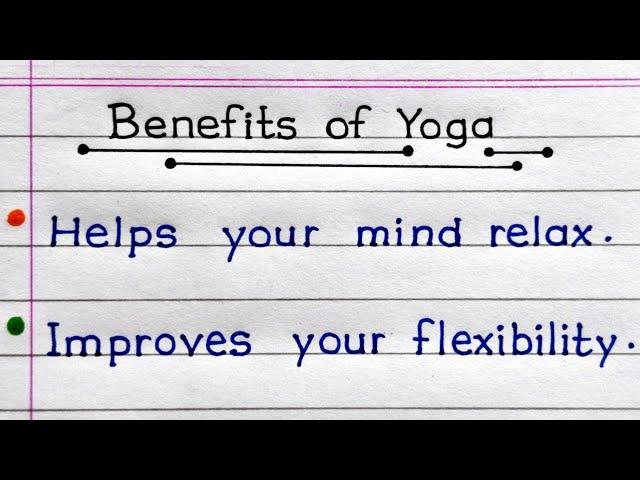 Benefits Of Yoga | Importance Of Yoga In English | 10 Benefits Of Yoga |