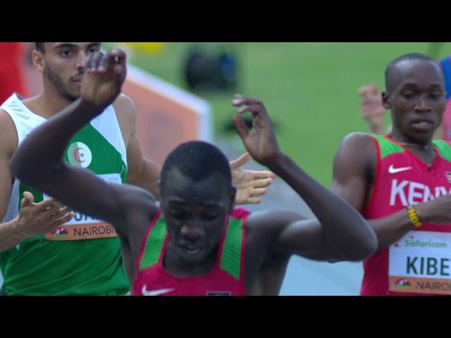 Emmanuel Wanyonyi and Noah Kibet in men's 800m