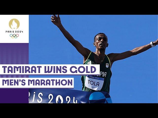 Ethiopia's Tamirat Tola wins men's marathon | Paris 2024 Highlights