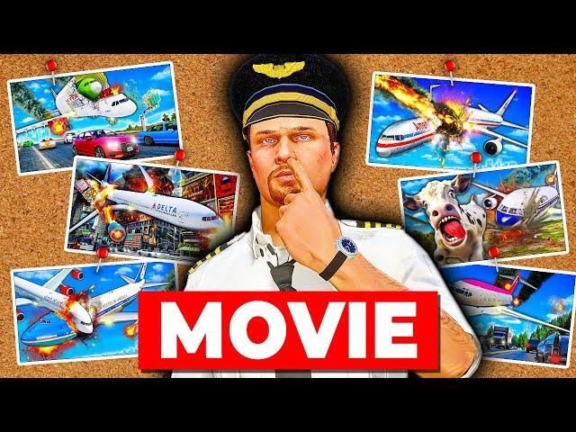 The Most SHOCKING Airplane Crashes in GTA 5! (MOVIE!)