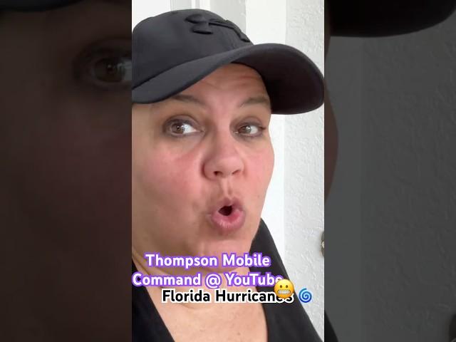 Hurricane Coming! #florida #Thompson Mobile Command @ YouTube