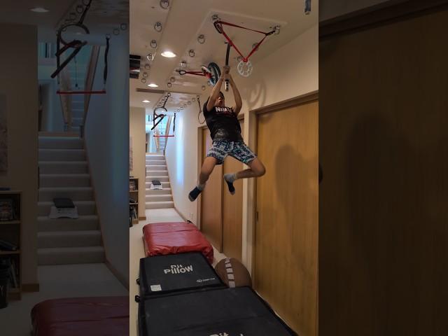 NEW Tethered Rings obstacle tech line! #ninja #shorts