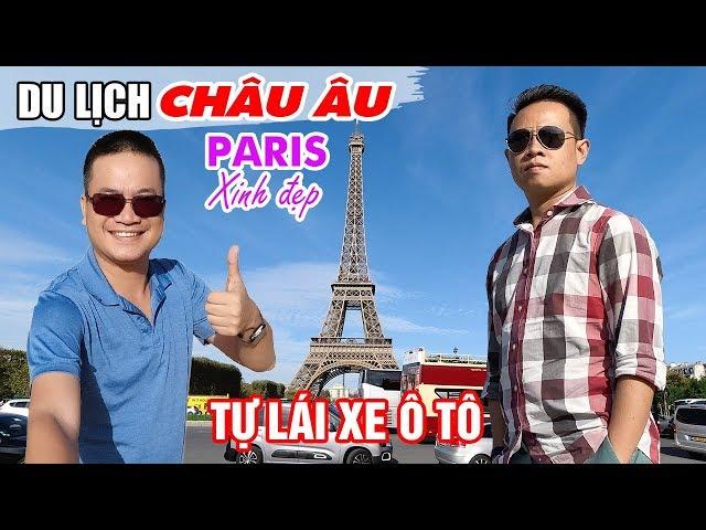 PARIS FRANCE TRAVEL ▶ Discover Eiffel Tower and Seine River by driving a car