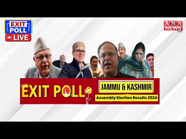 Live: Mega Exit Poll 2024 Live | Jammu & Kashmir Exit Poll Live | ANN NEWS