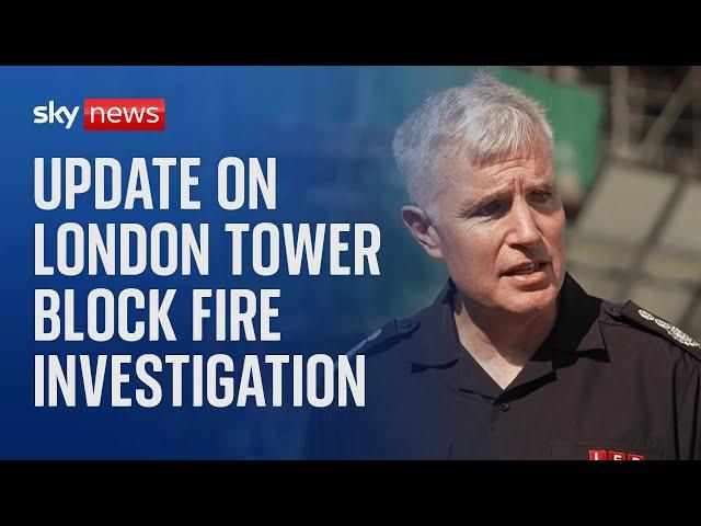 London Fire Brigade hold news conference after Dagenham tower block fire