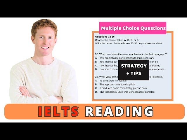 IELTS Reading Test | Clear Strategy + Practice for MCQs