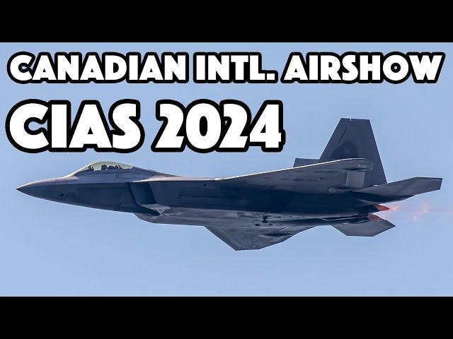 HIGHLIGHTS of the 2024 Canadian International Air Show! USAF F22, RAF Red Arrows and more!