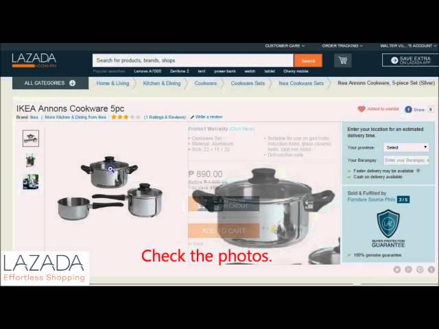 How to Buy in Lazada Philippines