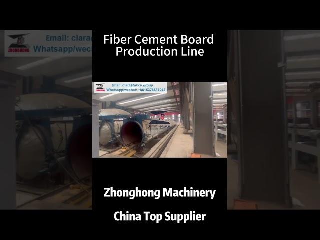 Flow on Process Fiber Cement Board Production Line 7
