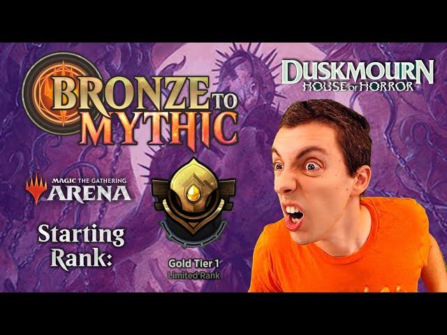  Bronze To Mythic: Episode 6 - Starting Rank: Gold 1 - MTG Arena:  Duskmourn: House Of Horror 