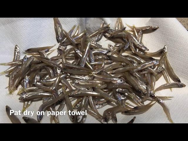 Guy’s traditional kitchen: Bianchetti al Limone  (whitebait)