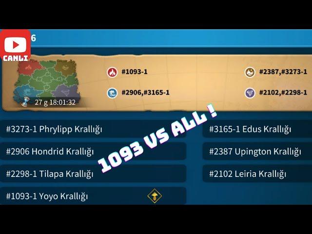 7. SEVİYE GEÇİTLER AÇILIYOR ! 1093 vs ALL ! - KOYLÜ SİNY ÇİFTÇİ SİNY ! #2 - Rise of Kingdoms