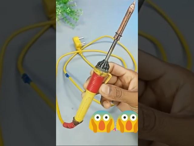 soldering iron से glue gun कैसे बनाएं घर पर #shorts #tips #youtubeshorts