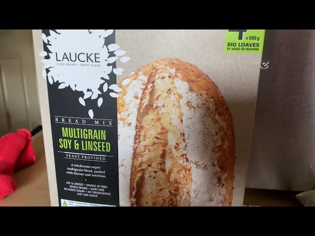 Breville Custom Loaf Pro Soy & Linseed Laucke multigrain bread mix wholewheat bake GOOD