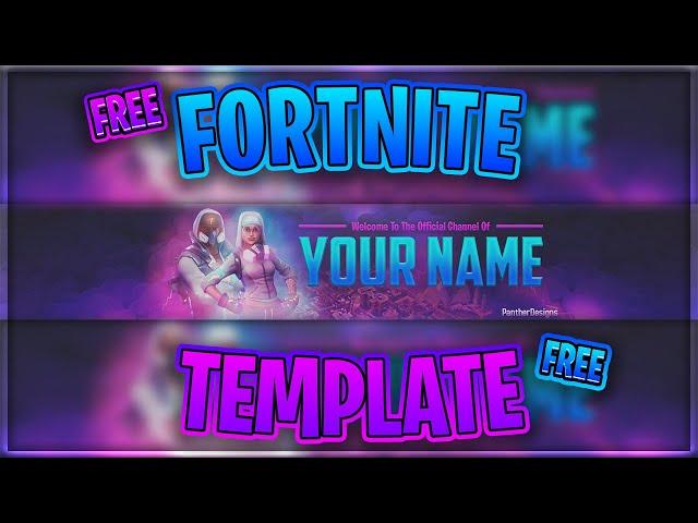 *EPIC* Fortnite Banner Template | FREE Photoshop Download