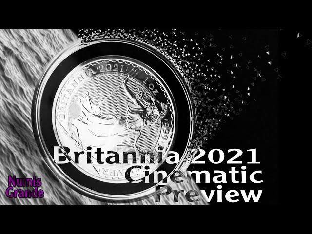 2021 Britannia Bullion 1oz Silver Coin | 4K Macro | Cinematic Iphone |#britannia #silverstacking