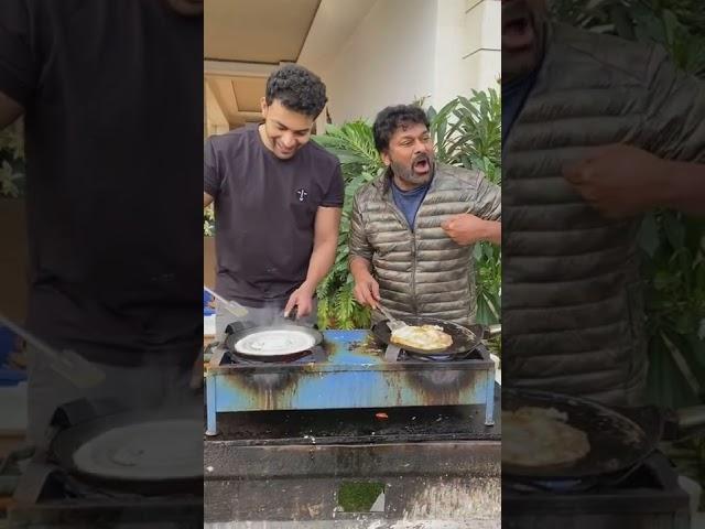 Megastar Chiranjeevi Making Super Fun With Varun Tej Dosa | Funny Video | Guntur Mirchi