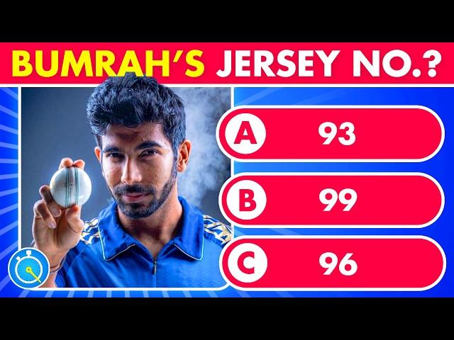 The Jasprit Bumrah Quiz | How Well Do You Know Bumrah? | Cricket Quiz