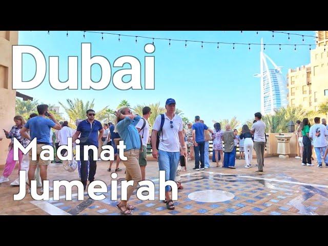 Dubai [4K] Authentic Vibes Souk Madinat Jumeirah Walking Tour 