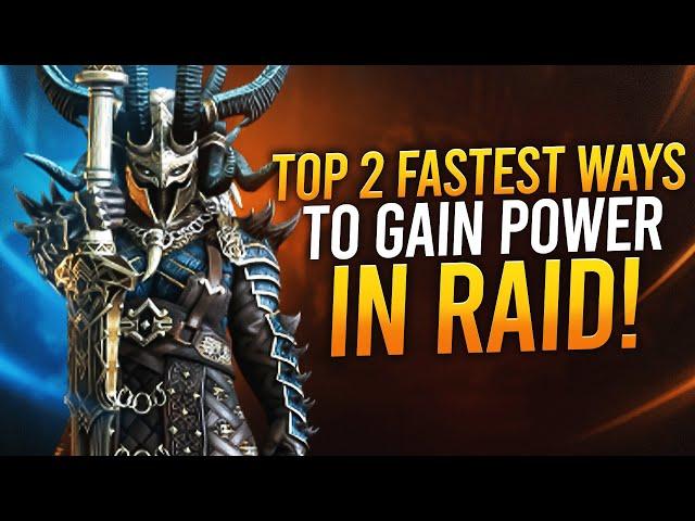 The TWO fastest ways to gain MORE POWER in RAID Shadow Legends