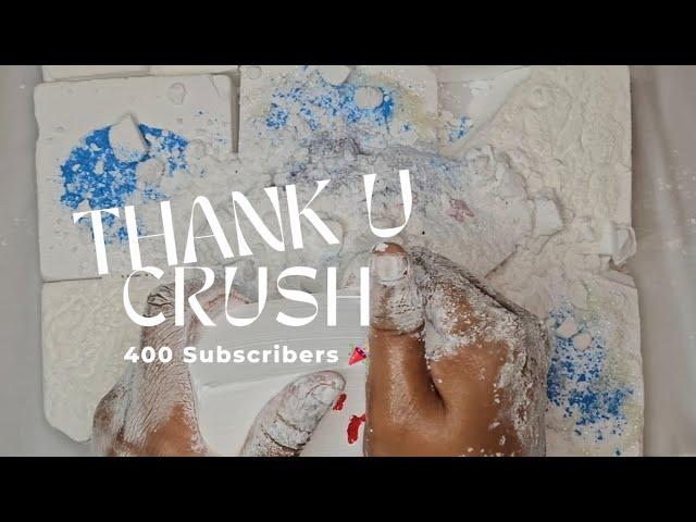 400 Subbies Thank U! | Mass Freshie Seshie | Fresh Gym Chalk Crush | ASMR