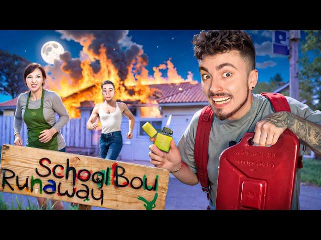 ПОДЖЕГ ДОМ ЗЛЫХ РОДИТЕЛЕЙ В SCHOOLBOY RUNAWAY В МАЙНКРАФТ!