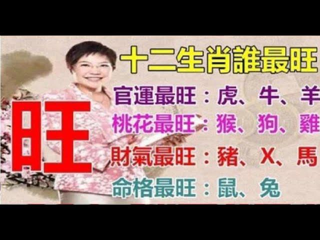 大師解命：十二生肖誰最旺呢？| 星座生肖