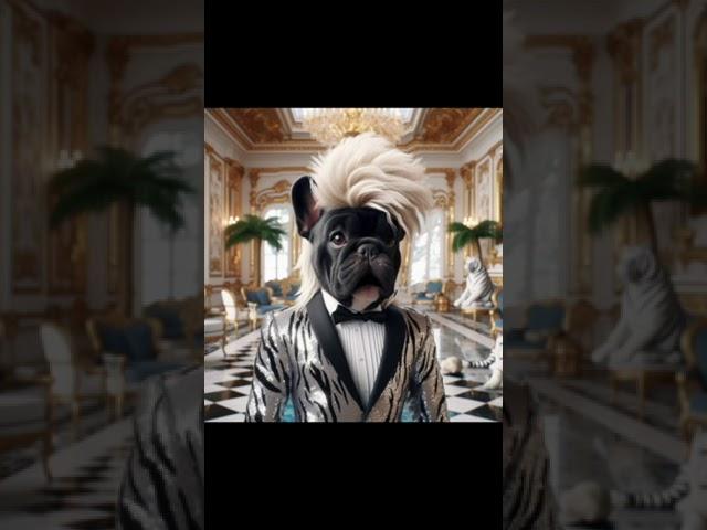 Send this to your Best Friend Siegfried & Roy #ai #aiversion #siegfried #roy #whitetiger #frenchie