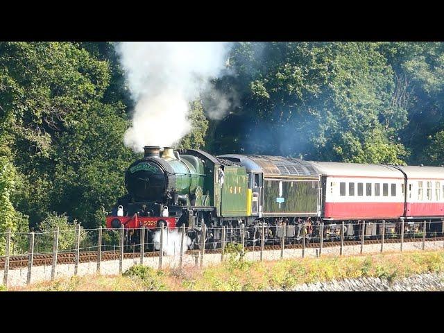 5029 Nunney Castle hauls it’s first public Railtour since overhaul + 5239 Goliath - 21/06/25