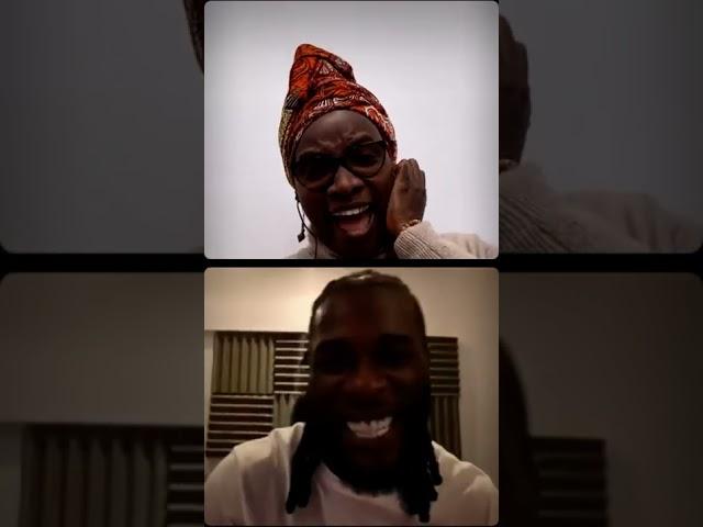 Angelique Kidjo Conversation with Burna Boy